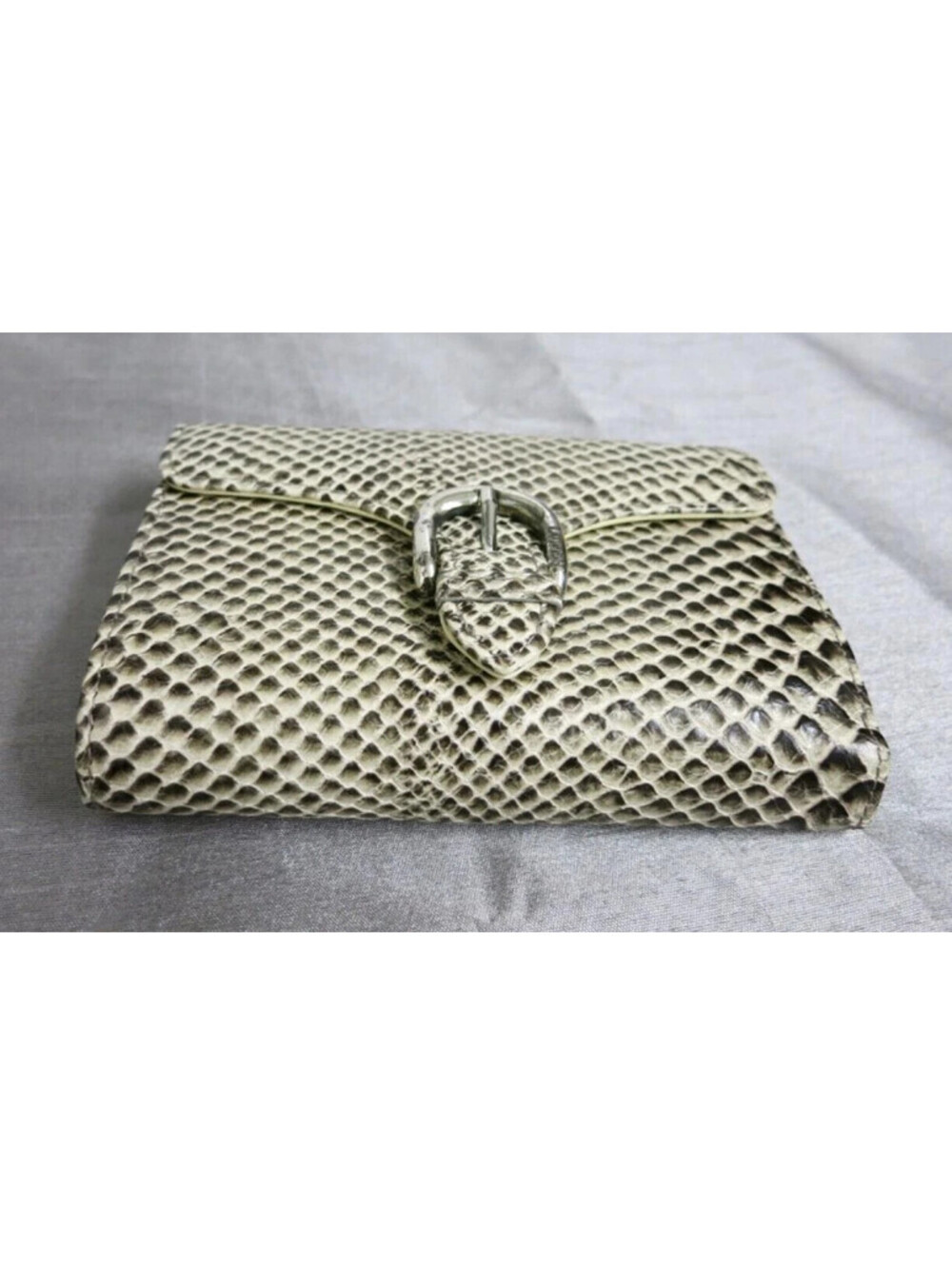 Ralph Lauren Natural FX Python ID Clutch Wallet Brand New!